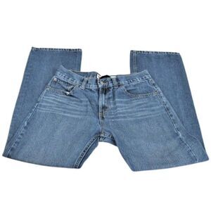 Boys Levi's 505 Classic Straight Leg Medium Wash Blue Size 20reg 30 x 30